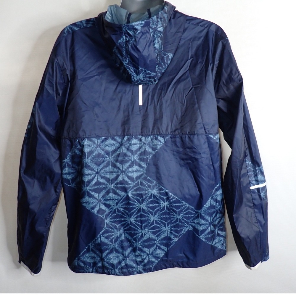 New Balance x J Crew Men's Q Speed Run Anorak Pullover Jacket Navy Blue Size M - Picture 4 of 5